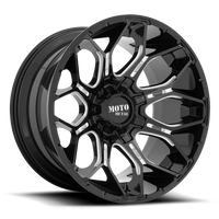 Felga aluminiowa MO808 Sniper Gloss Black Milled Moto Metal