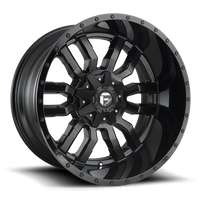 Felga aluminiowa D596 Sledge Matte Black Gloss Black LIP Fuel