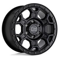 Felga aluminiowa Matte Black W/ Gunmetal Bolts Midhill Black Rhino