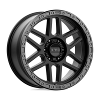 Felga aluminiowa KM544 Mesa Satin Black W/ Gloss Black LIP KMC