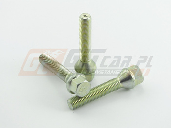 Śruby do felg M12x1,5x55mm stożek klucz 17
