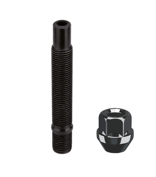 Zestaw Nakrętka + Szpilka wkręcana w piastę z pilotem M14x1,25x68mm