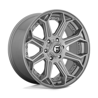 Felga aluminiowa D705 Siege Brushed GUN Metal Tinted Clear Fuel