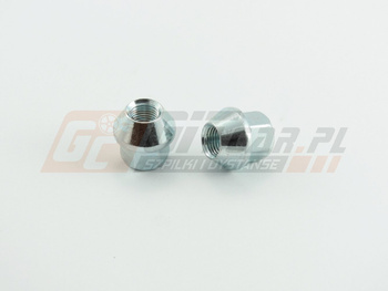 Nakrętka przelotowa GC M12x1,25x25mm stożek k.19 ocynk