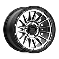 Felga aluminiowa KM542 Impact Satin Black Machined KMC