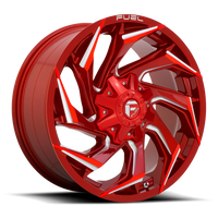 Felga aluminiowa D754 Reaction Candy RED Milled Fuel