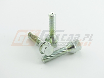 Śruby do felg M12x1,5x45mm stożek klucz 17