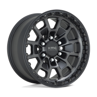 Felga aluminiowa KM718 Summit Satin Black W/ Gray Tint KMC