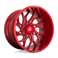 Felga aluminiowa D742 Runner Candy RED Milled Fuel