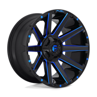 Felga aluminiowa D644 Contra Gloss Black Blue Tinted Clear Fuel