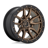 Felga aluminiowa D681 Rebel Matte Bronze Black Bead Ring Fuel