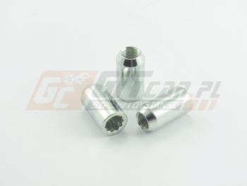 Nakrętka przelotowa TORX M12x1,25x37mm stożek ocynk