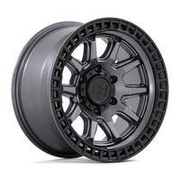 Felga aluminiowa Matte Gunmetal W/ Matte Black LIP Calico Black Rhino