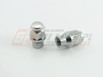 Nakrętka prowadząca kryta M12x1,25x36mm stożek k.21 chrom