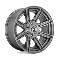 Felga aluminiowa D710 Rogue Platinum Brushed GUN Metal Tinted Clear Fuel