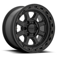 Felga aluminiowa KM548 Chase Satin Black W/ Gloss Black LIP KMC